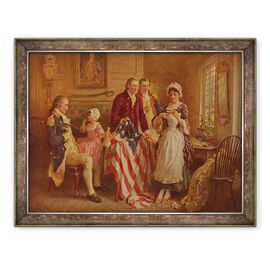 Tablou inramat - Jean Leon Gerome Ferris - Betsy Ross - - Roveli