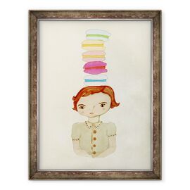 Tablou inramat - Bella Larsson - Macaroon Fata - - Roveli