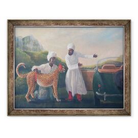 Tablou inramat - Lincoln Seligman - Sa coaxezi ghepardul intr-un Jaguar - - Roveli