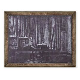 Tablou inramat - Vincent Alexander Booth - Perdele de lumina lumanarii, 1997 - - Roveli