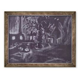 Tablou inramat - Vincent Alexander Booth - Planta in camera la lumina lumanarilor, 1997 - - Roveli