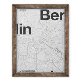 Tablou inramat - Florent Bodart - Berlin Minimal Map - - Roveli