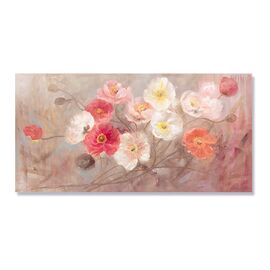 Tablou Canvas - Flori salbatice de mac II, Retro, Marime: 50 x 100 cm - - Roveli