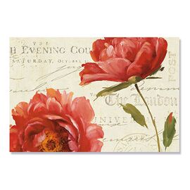 Tablou Canvas - Propriile mele cuvinte, Flori, Text, Marime: 80 x 120 cm - - Roveli