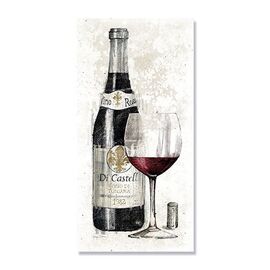 Tablou Canvas - Vin rosu, Pahar - - Roveli