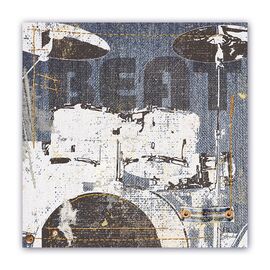 Tablou Canvas - Vintage, Muzica, Instrument, Tobe - - Roveli