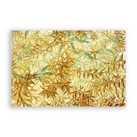 Tablou Canvas - Frunze, Galben - - Roveli