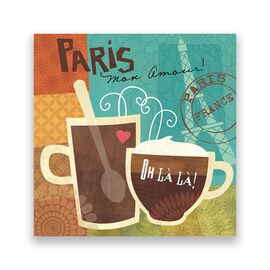 Tablou Canvas - Paris, France, Ceasca, Cafea - - Roveli