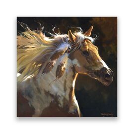 Tablou Canvas - Animal, Cal, Indian, Salbatic, Pana - - Roveli