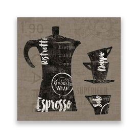 Tablou Canvas - Cafea, Ceasca, Vintage - - Roveli