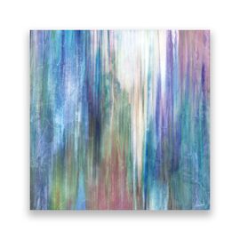 Tablou Canvas - Abstract, Modern, Pictura, Albastru, Marime: 60 x 60 cm - - Roveli