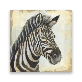 Tablou Canvas - Animal, Zebra, Africa, Pictura, Marime: 60 x 60 cm - - Roveli