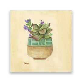 Tablou Canvas - Floral, Flori, Pictura, Vaza - - Roveli