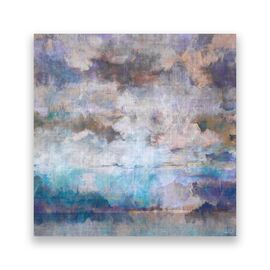 Tablou Canvas - Abstract, Modern, Mov, Pictura, Marime: 60 x 60 cm - - Roveli