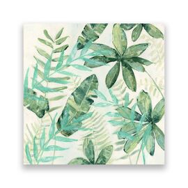 Tablou Canvas - Botanica, Natura, Frunza, Verde, Pictura - - Roveli