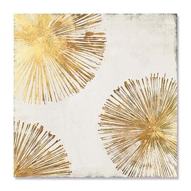 Tablou Canvas - Abstract, Stele aurii, Galben, Retro - - Roveli