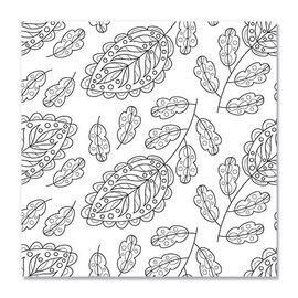 Tablou de colorat - Frunze II - - Roveli