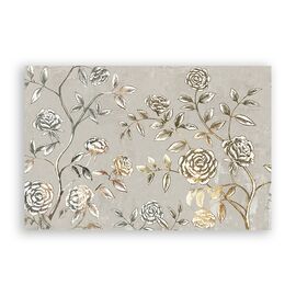 Tablou Canvas - Floral, Flori, Auriu, Toamna - - Roveli