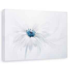 Tablou canvas - Serenitate, Natura moarta, Albastru, Flori, Vara - - Roveli