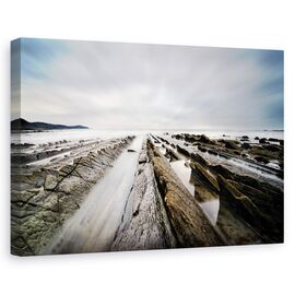 Tablou canvas - Infinit, Peisaj, Perspective, Ocean, Coasta, Marime: 80 x 120 cm - - Roveli