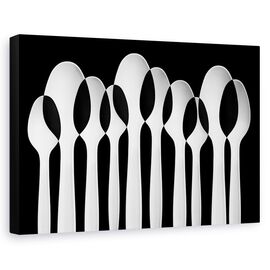 Tablou canvas - Abstract, Padure, Abstract, Linguri, Padure, Plastic - - Roveli