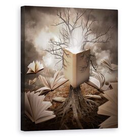 Tablou Canvas - Vechea Carte De Povesti - - Roveli