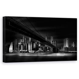 Tablou Canvas - Orasul Gotham, Marime: 50 x 100 cm - - Roveli