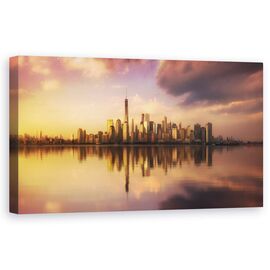Tablou Canvas - Pastel, Marime: 50 x 100 cm - - Roveli