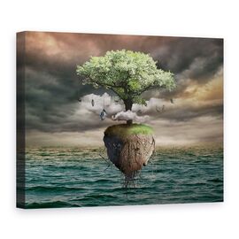 Tablou Canvas - Copac, Marime: 75 x 100 cm - - Roveli