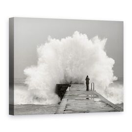 Tablou Canvas - Valuri, Marime: 75 x 100 cm - - Roveli