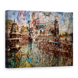Tablou Canvas - Sfanta Indie, Marime: 75 x 100 cm - - Roveli