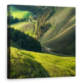 Tablou Canvas - Crete Senses, Toscana, Marime: 90 x 90 cm - - Roveli
