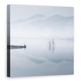 Tablou Canvas - Tacerea Albastra, Marime: 90 x 90 cm - - Roveli
