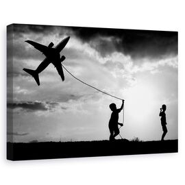 Tablou Canvas - Zboara, Avionul Meu, Marime: 60 x 90 cm - - Roveli