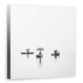 Tablou Canvas - Lumea Pescarilor, Marime: 90 x 90 cm - - Roveli