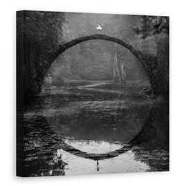 Tablou Canvas - Inel, Marime: 90 x 90 cm - - Roveli