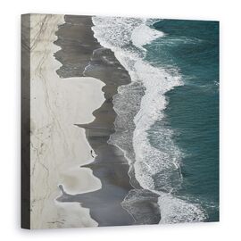 Tablou Canvas - Valuri Care Ruleaza, Marime: 90 x 90 cm - - Roveli