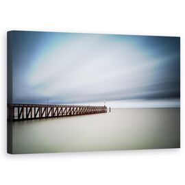 Tablou Canvas - Pier Blankenberge, Marime: 50 x 80 cm - - Roveli