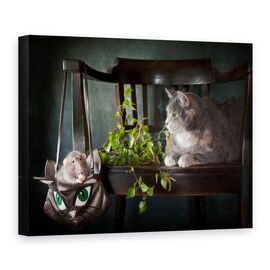 Tablou Canvas - Decat Sa Fii La Dieta, Marime: 75 x 100 cm - - Roveli