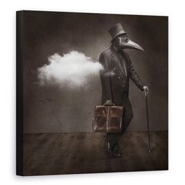Tablou Canvas - Si Apoi A Sosit, Marime: 90 x 90 cm - - Roveli