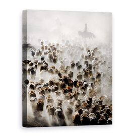 Tablou Canvas - Marea Migratie A Chinei, Marime: 75 x 100 cm - - Roveli