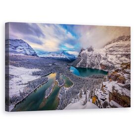 Tablou Canvas - Lacul Ohara, Marime: 50 x 80 cm - - Roveli