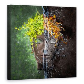 Tablou Canvas - Metomorfoza, Marime: 90 x 90 cm - - Roveli