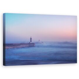 Tablou Canvas - Farul Din Porto, Portugalia, Marime: 50 x 80 cm - - Roveli