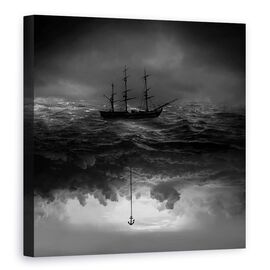 Tablou Canvas - Ancora, Marime: 90 x 90 cm - - Roveli