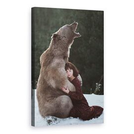 Tablou Canvas - Prietenul Meu Cel Mare, Marime: 60 x 90 cm - - Roveli