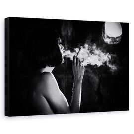 Tablou Canvas - In Fum, Marime: 60 x 90 cm - - Roveli