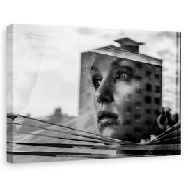 Tablou Canvas - Fereastra, Marime: 60 x 90 cm - - Roveli