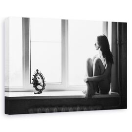 Tablou Canvas - Oglinda, Marime: 60 x 90 cm - - Roveli