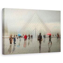 Tablou Canvas - Ploaie In Paris, Marime: 60 x 90 cm - - Roveli